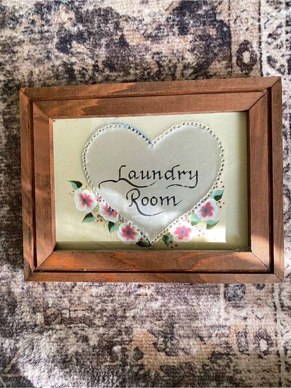 Vintage Grandmacore Laundry Room Sign Wall Hanging